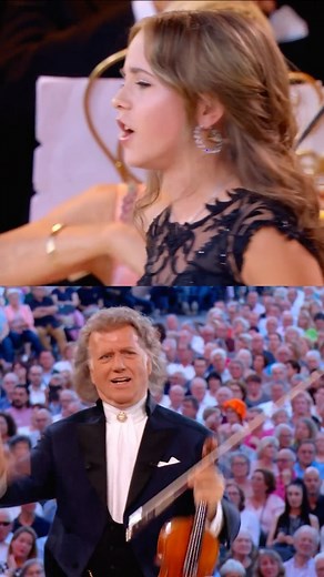 André Rieu | Double the screens, double the fun! Check out this split-screen video of Emma singing Voilà for twice the excitement! 😃❤ Catch André and... | Instagram
