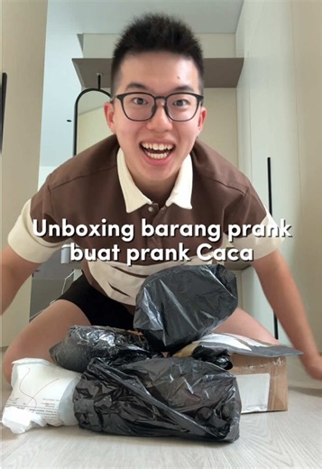 Berhasil gak yaa🙂 #willireysa #unboxing #prank #suamiistri #rumahtangga