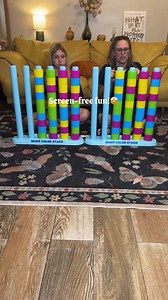 Color Stack Game Fun for Family Game Night!