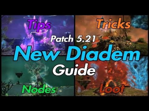 FFXIV: New Diadem - Patch 5.21 Guide (Tips,Tricks,Nodes,Loot)