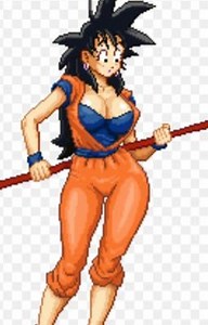 Fem Goku x Human Reader - The Party.