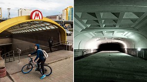 The world’s shortest metro line is in Russia. It has just one station