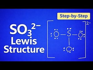 SO₃²⁻ Lewis Structure Made Easy | Sulfite Ion Explained |KokoChem Education