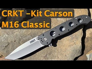 CRKT - Kit Carson M16 04S Classic Tanto Flipper