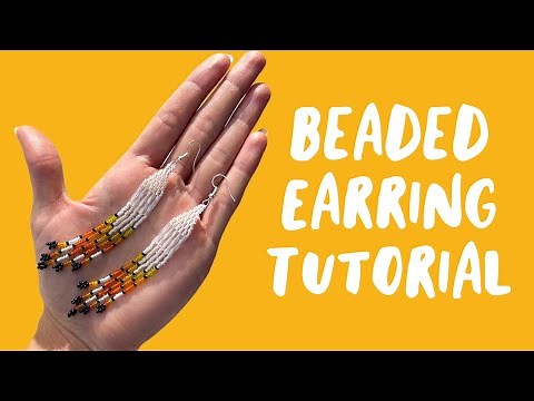 Fringe Style Beaded Earring Tutorial | Beginner Friendly | How To Bead | Beading | Native Made