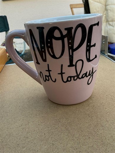 Statement Tasse „nope Not Today“ | Lustige Kaffeetasse | Geschenk Für Sarkasmus Fans | Büro Humor - Etsy