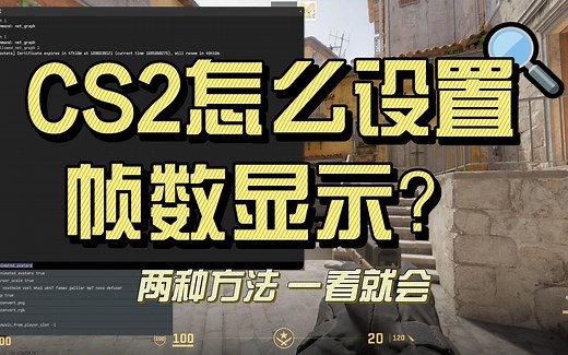 CS2设置帧数显示的两种方法，一看就会！