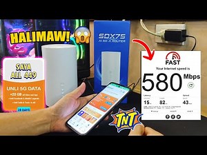 SUNCOMM SDX75 WiFi 7 5G Advanced Modem with UNLI 5G DATA! Features and Speed Test Review | INKfinite