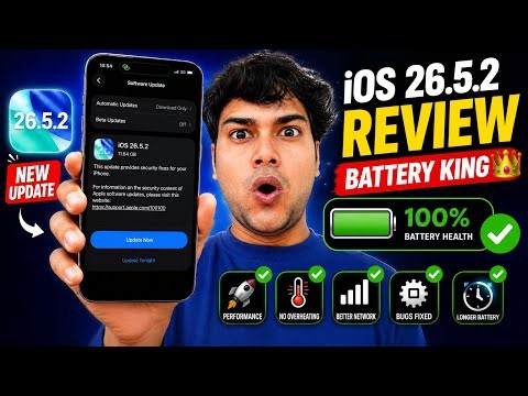 iOS 26.5.2 Review: Best Battery Update Ever? 🔋😱