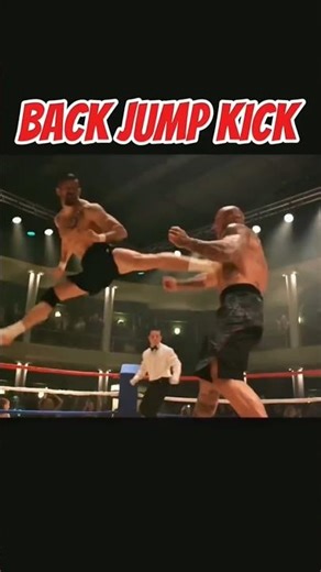 Jump Back Kick. #backkick #jumpbackkick #kungfu #selfdifence #wushufight #martialarts #boxing