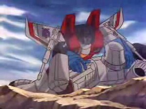 Starscream glomps Megatron