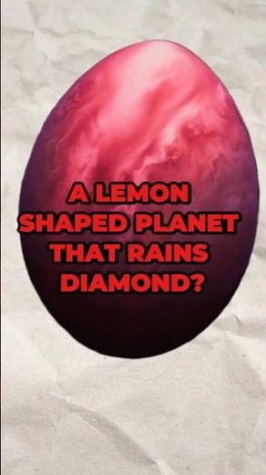 NASA Found a Lemon-Shaped Planet That Rains Diamonds