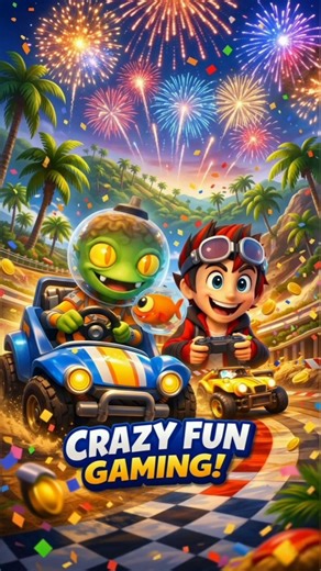 B'Zorp Crushes the Goal! 🛸🏆 #BeachBuggyRacing #gaming #shorts #bbracing