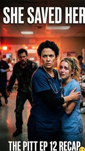 The Pitt Ep 12 RECAP: Dana SAVES Emma, Robby's Dark Secret & That SHOCKING Ending! 😱🏥#shorts