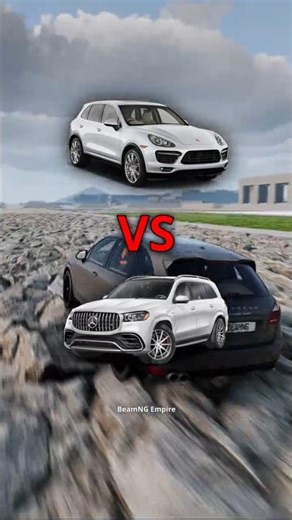 Mercedes GLS vs Porsche Cayenne Test 💥🤯 | BeamNG.drive