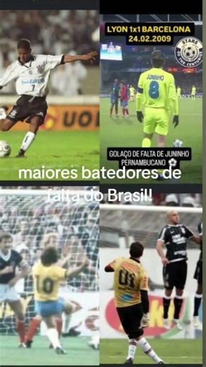 os melhores batedores de falta! #fultebol #nostalgia #lendas #reels #video