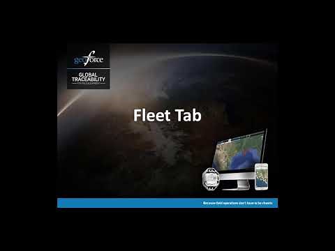 Geoforce Main Application Tutorial: Track & Trace