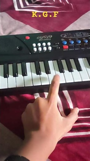kgf song by piano