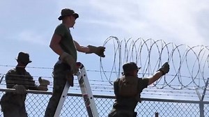 Marines Build Migrant Detention Camp at Guantanamo Bay