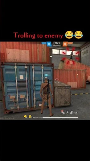 TROLLING TO ENEMY 😹😂 #funny #freefire #video #viralvideo #shorts