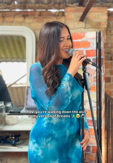 Still can’t believe brides are choosing my version of Dreams for one of the biggest moments of their lives 🥺💍✨ Video beautifully captured by @Kelly Mac Content Creator 🎥 #fyp #dreams #gabrielle #weddingsong #bride