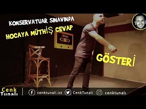 Konservatuar Tiyatro Bölümü Sınavı'nda- Doğaçlamada hazır cevap omak;) ( Cenk Tunalı-Stand up)