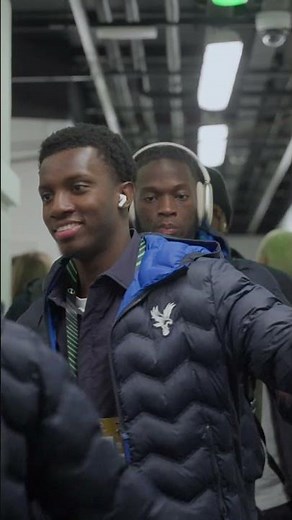 Palace arrive at Shelbourne #crystalpalace #football