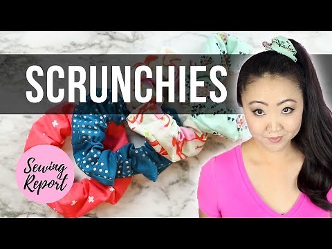 DIY Scrunchies 💖 2 Easy Methods 🧵 Simple Sewing Tutorial