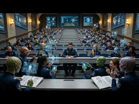 The Alien Professor Called Humans a Myth—Then an Alien Girl Brought a Human Man Into His Class