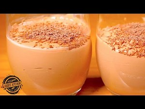 2 Ingredient Chocolate Mousse recipe NO EGGS - How to make DIY