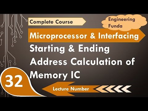 Starting and ending address calculation of memory IC | Memory interfacing in 8085