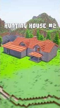 HUNTING HOUSE #2 🏠 #minecraft #minecraftbuilding