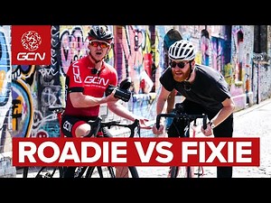 Roadie Vs Fixie | GCN's Bicycle Courier Challenge