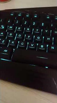 Como cambiar las luces del teclado red dragón s101-BA