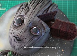 1.9M views · 13K shares | Baby Groot cake Guardians of the Galaxy By: Zoe's fancy cakes | MetDaan Cakes | Facebook