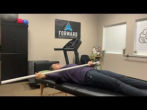 Supine Dowel Shoulder Abduction AAROM