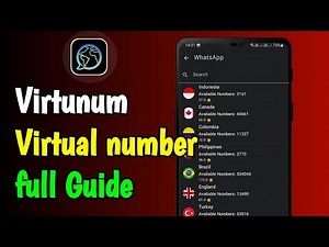 VirtuNum Virtual Number App Tutorial | Virtual Number Kaise Laye