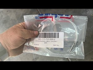 Replacing the accelerator cable on a VW Thing