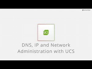 DNS, IP and Network Administration with UCS