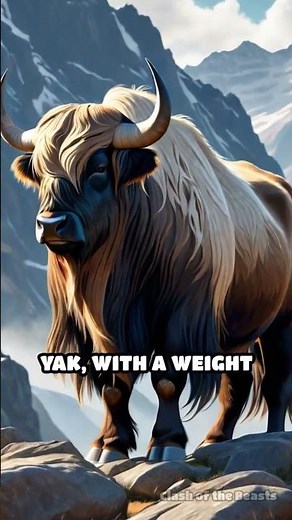 Bison vs. Yak: Nature's Giants Clash