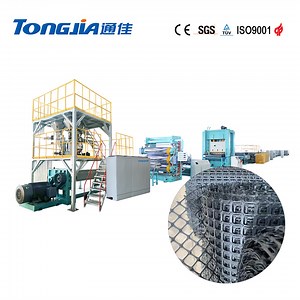 [Hot Item] Tongjia Economical Geonet Extruder Geotechnical Plastic Geogrid Machine