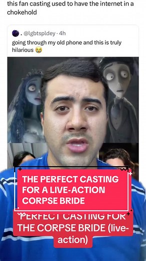 I’m such a huge fan of this casting! I wonder if these actors have seen this 🤔#greenscreen #corpsebride #timburton #fyp #fy #foryoupage #movietok #filmtok #movies #liveaction #anyataylorjoy #lauraharrier #timotheechalamet #horrortok #spooky