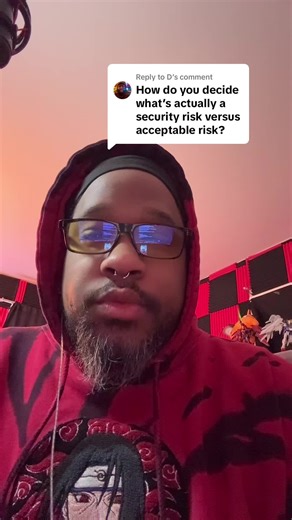 Replying to @D you should ask your self 3 questions One: How likely is it to happen? Is this a ‘meteor hitting the data center’ situation… or a ‘someone already reused their password’ situation? Two: How bad would it be? Worst case: leaked customer data, legal problems, angry emails in ALL CAPS. Best case: mild inconvenience and one awkward meeting. Three: Can we afford to fix it right now? Because yes, security is important… but no, we do not have unlimited time, money, or emotional energy. #fy