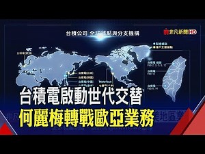 科技業最具影響力女性 台積電何麗梅將專責歐亞業務│非凡新聞│20190702
