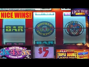 High Limit 3 Reel slots! Triple Double Jackpot + Double 3x 4x 5x Pay + Wild Nudging Stacks slots!