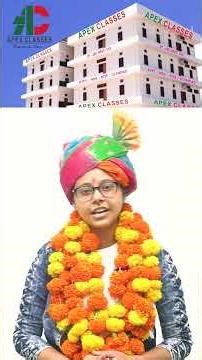 Apex Classes Star Kavya Selected✌🏻🏆in NEET Exam 2025 | Apex Classes Kudi Jodhpur #selected #neet2025