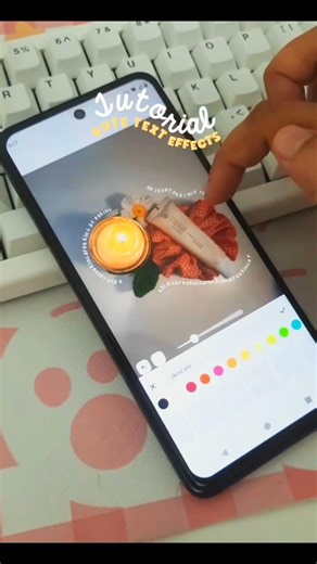 tutorial cute text effects 🌸 #contentcreator #edit #tutorial
