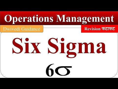Six Sigma explained, six sigma in hindi, Six Sigma Quality Management, 6 sigma Operations Management