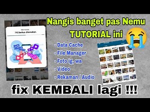 NANGIS BANGET !! Akhirnya semua yang terhapus permanen bisa kembali 2024