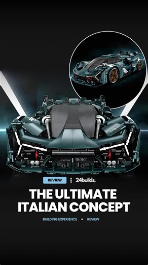 Introducing a dynamic masterpiece that fuses bold aesthetics with raw V12 power — the latest evolution in hypercar design, now brought to life in an epic 1:8 scale model by 24builds®. Crafted from over 3400 pieces and finished in electroplated frosted paint, this build captures every aggressive line and aerodynamic edge of the real machine. Custom wheels, active aero, LED lights, and a fully detailed engine bay with moving pistons make this model a celebration of speed and precision. Control eve